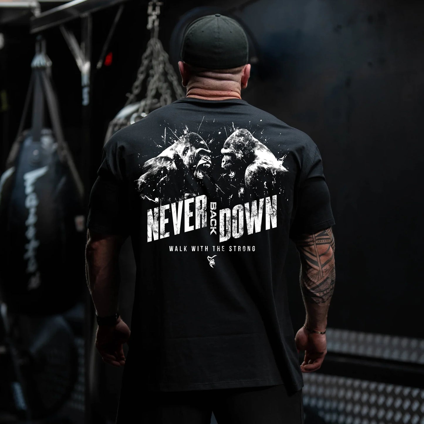 Apex Ritual – オーバーサイズ ジムTシャツ – ゆったり 通気性 ボディビルディング フィットネスTシャツ