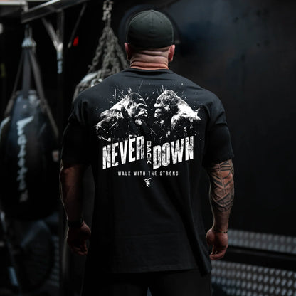 Apex Ritual – オーバーサイズ ジムTシャツ – ゆったり 通気性 ボディビルディング フィットネスTシャツ