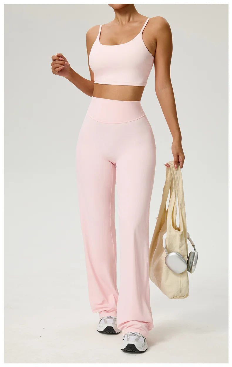 Women's Workout Wide-Leg High-Waist Leggings