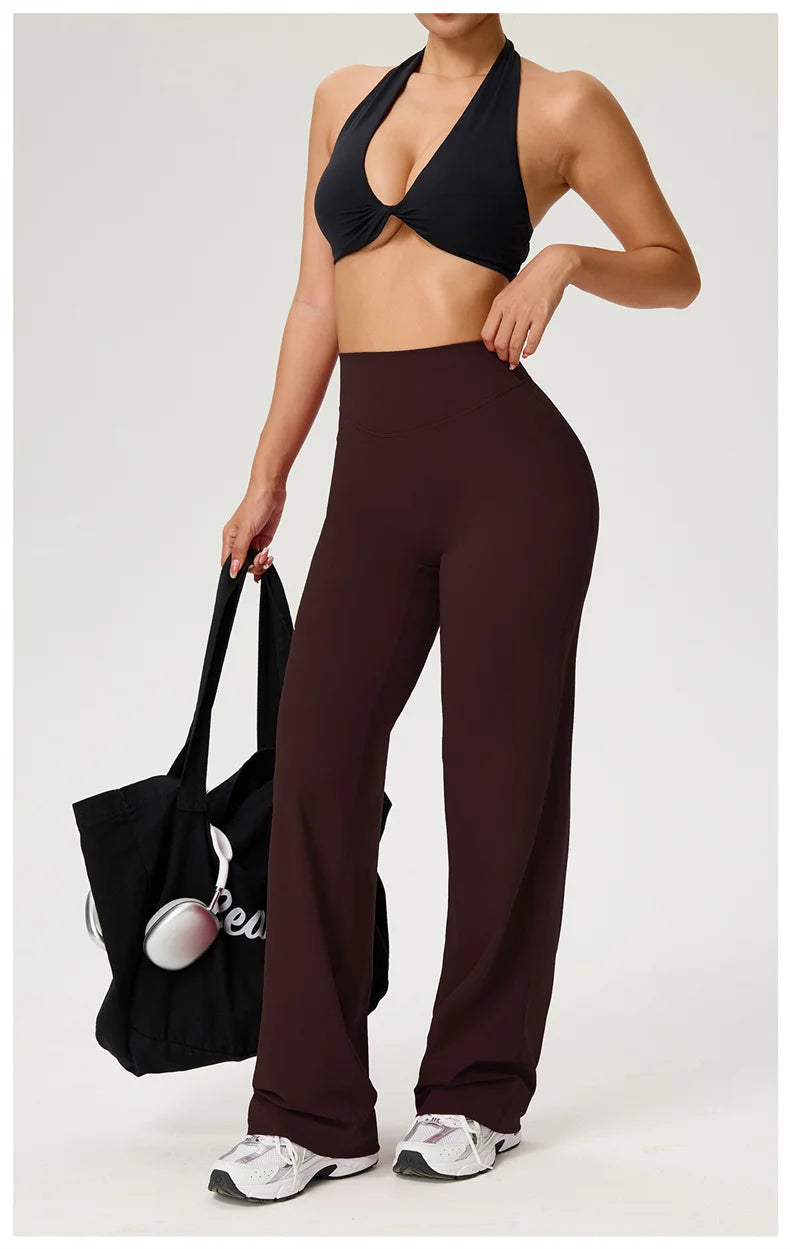 Women's Workout Wide-Leg High-Waist Leggings