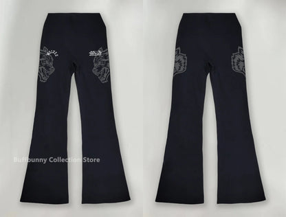 DARC SPORT Yoga Flare Pants - Summer Quick-Drying Wide Leg Pants with Tight Fit, High Waist, Show Long Legs, Sporty and Casual P