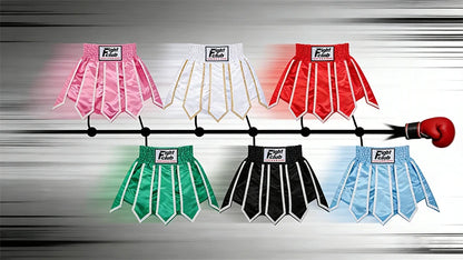 Apex Ritual – レディース、メンズ、キッズ用ムエタイファイトショーツ – ピンクグラディエーター競技用キックボクシングパンツ