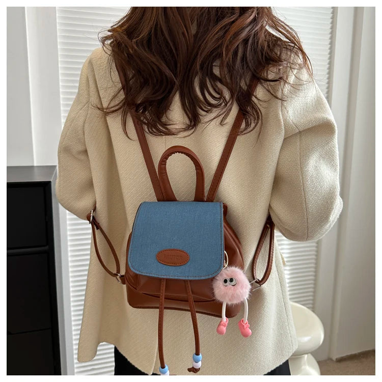 Faionable Retro Commuter Bapa 2023 New Sle Casual Versatile Korean Version Single oulder Bag Soft PU Magnetic Bul...