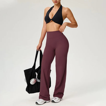 Women's Workout Wide-Leg High-Waist Leggings