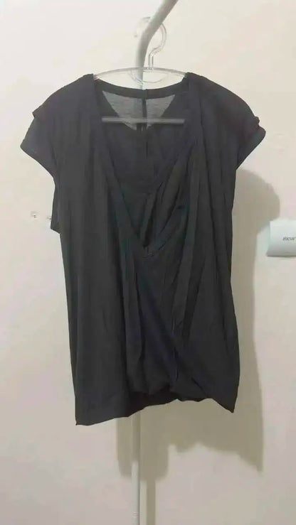 HKSH Summer Spring New Men's Tide Dark Sexy Double Layered V-neck Solid Sleeveless Tees Fashion Knit Tank Tops Chic Vest HK1399
