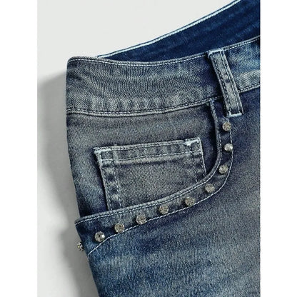 Women's Y2K High-Waist Denim Shorts