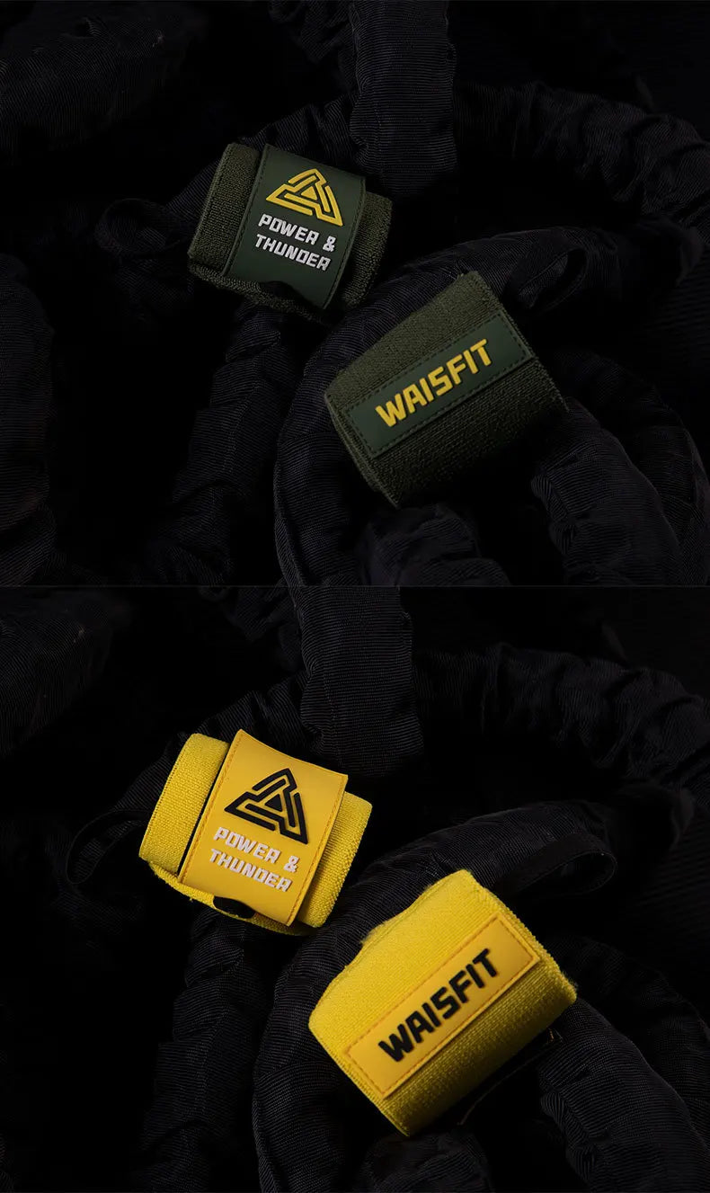 1Pair Premium Wrist Band Wrist Support Brace Strap Extra Strength Weightlifting Wrist Wrap Bandage for Fitness Gym Training Gift