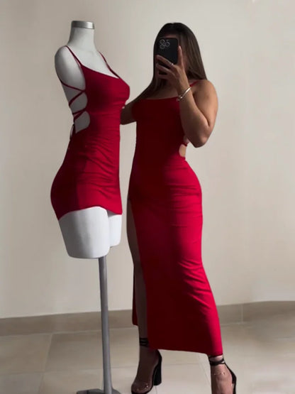 Women's Halter Hip-Hugging Summer Dress