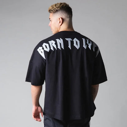 Apex Ritual – メンズ ゆったりフィット サマー スポーツ Tシャツ – フィットネス バスケットボール 半袖 韓国スタイル