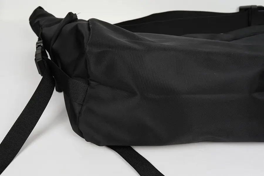 Shopper Nylon Shoulder Gothic Black Crossbody Messenger Tote Bags For Men Women's Hip Hop Techwear Satchel Waist Goth Postman