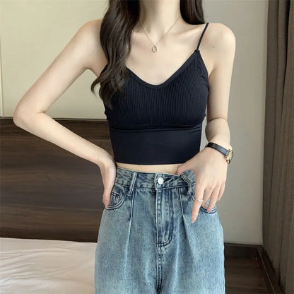 Women's Padded Sporty Strap Tank Top