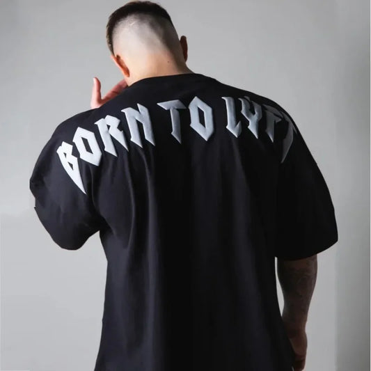 Apex Ritual – メンズ ゆったりフィット サマー スポーツ Tシャツ – フィットネス バスケットボール 半袖 韓国スタイル