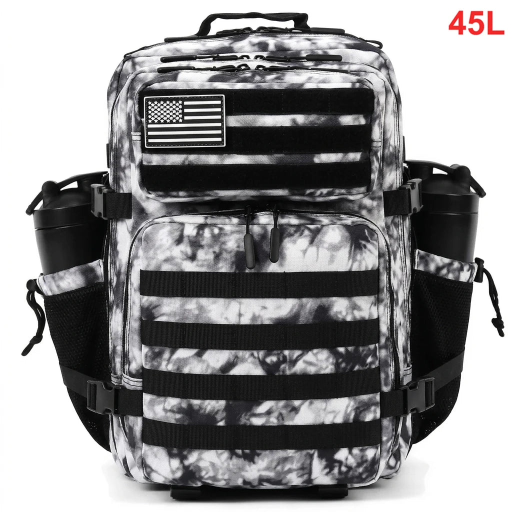 Apex Ritual 45L Tactical Backpack – Waterproof Sports, Travel & Hiking Rucksack