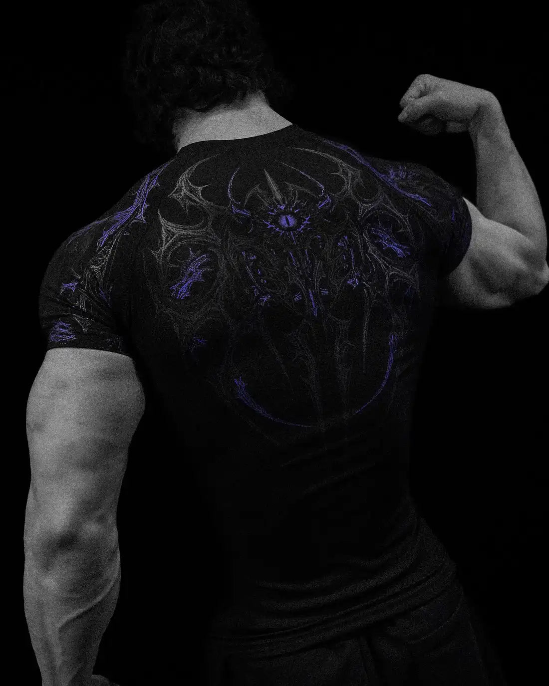 Breathedivinity Fitness Sports T-shirt with High Elasticity and Short Sleeve for Men