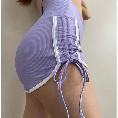 Fitness Sexy Coquette Sports Women's Shorts Running Sport Female Short Pants Gym Low Price Harajuku Fashion Casual Y2k Aesthetic