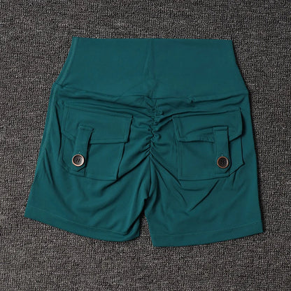 Women's Workout Slim Fit High-Waist Shorts