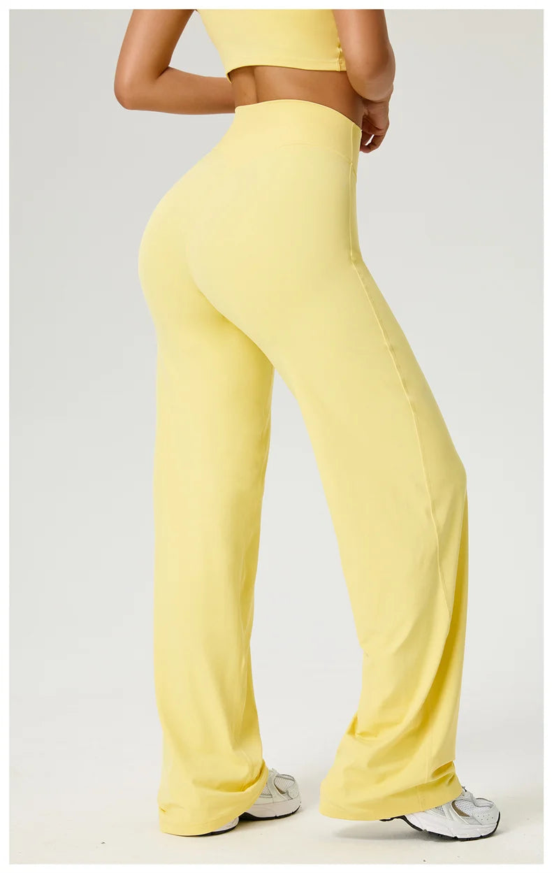 Women's Workout Wide-Leg High-Waist Leggings