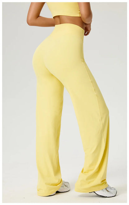 Women's Workout Wide-Leg High-Waist Leggings