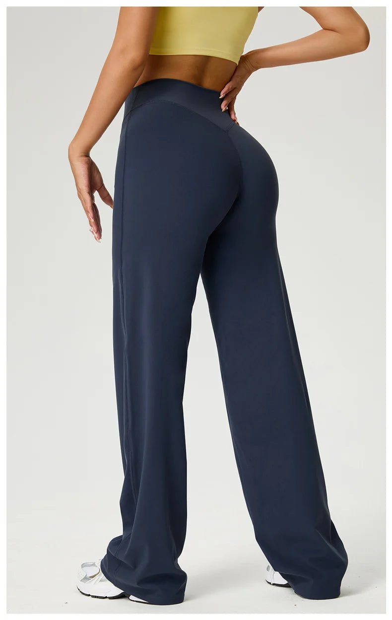 Women's Workout Wide-Leg High-Waist Leggings