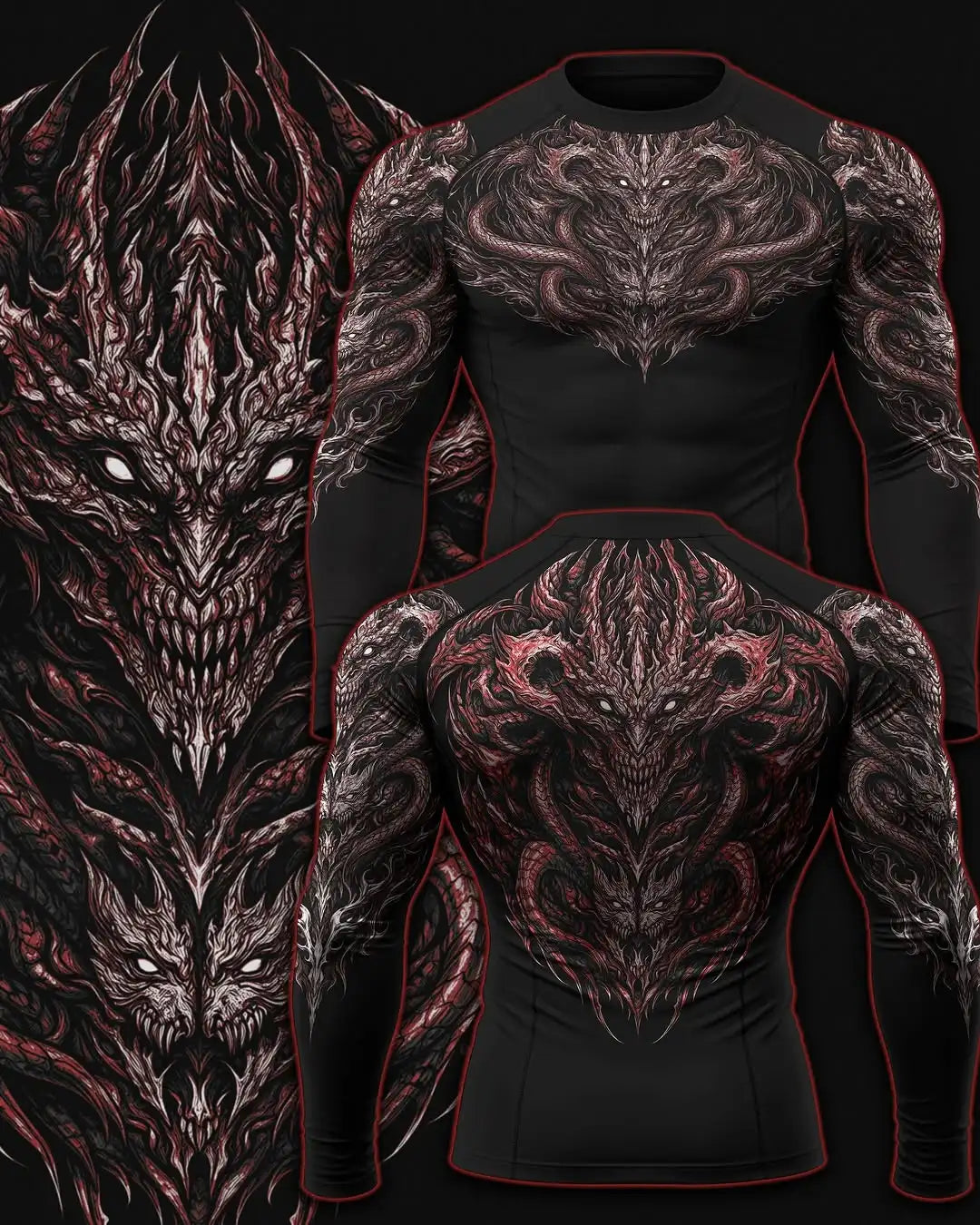 01-Men's Compression Long Sleeve Sports Shirt Workout Gym Compression - APEX RITUAL men's tops