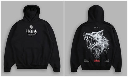 Men's Fleece-Lined Oversized Graphic Sweatshirt