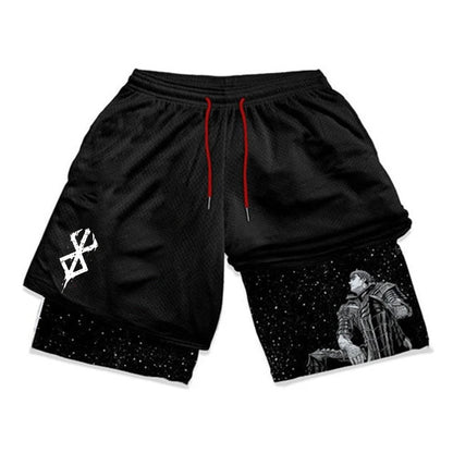 Apex Ritual – Men's 2-in-1 Training Shorts – Quick-Dry Double-Layered Gym Running Shorts