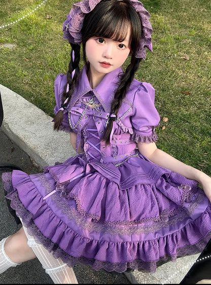 Women's Harajuku Gothic Chain JSK Dress
