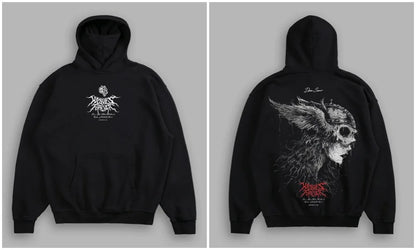 Men's Fleece-Lined Oversized Graphic Sweatshirt