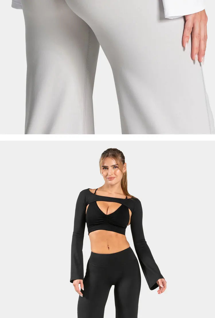 Women's Scrunch Wide-Leg Yoga Pants