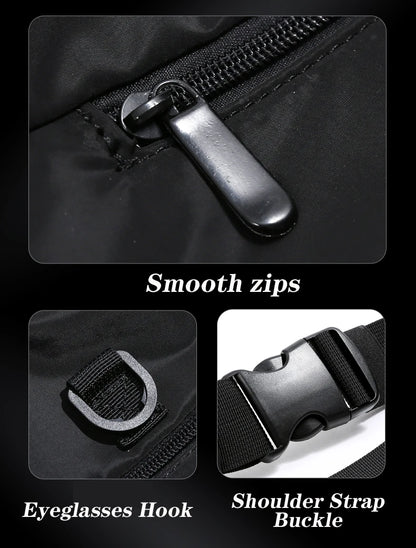 MOYYI INS Korean Style Men Messenger Bags Women Travel Casual Large Hobo Bag Waterproof Nylon Laptop Crossbody Shoulder Bag