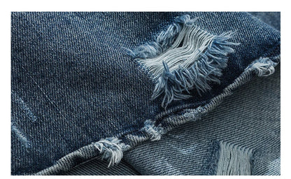 American Streetwear Wash Denim Shirts For Men Harajuku Casual Men'S Clothing Vintage Blue Lapel Cargo Coat Korean Long Sleeve