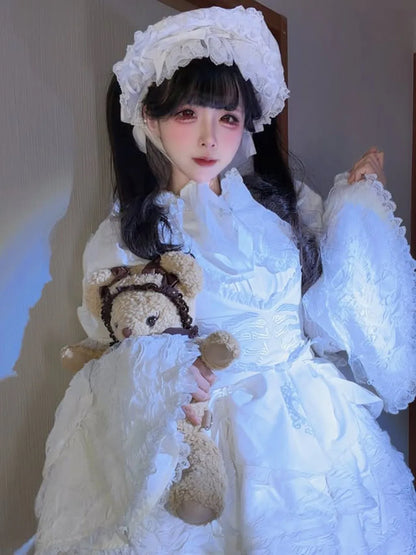 Women's Harajuku Gothic Lolita Mini Dress