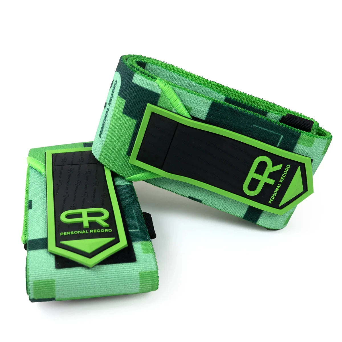 PR Heavy Duty Premium Elbow Wraps Personal Record Camouflage Mosaic Elbow Straps Weightlifting Deadlift Fitness Elbow Support