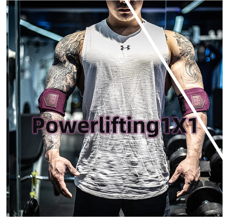 Elbow Straps Gym Fitness Weight Lifting Elbow Wraps High Elastic Sport Crossfit Elbow Support Workout Protector