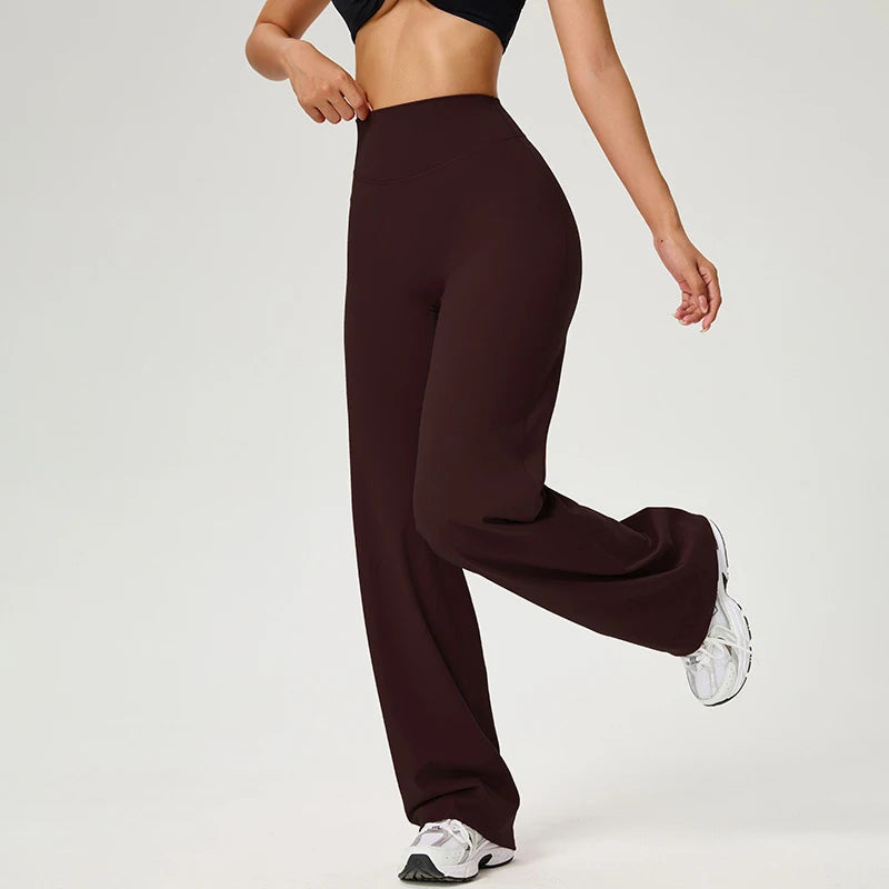 Women's Workout Wide-Leg High-Waist Leggings
