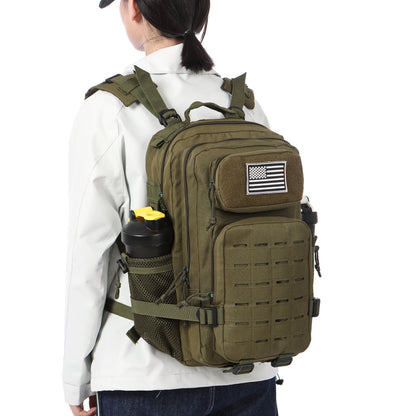 Apex Ritual – タクティカルMOLLEハンティングバックパック 25L/50L – EDC ジム＆アウトドアハイキングリュックサック ボトルホルダー付き