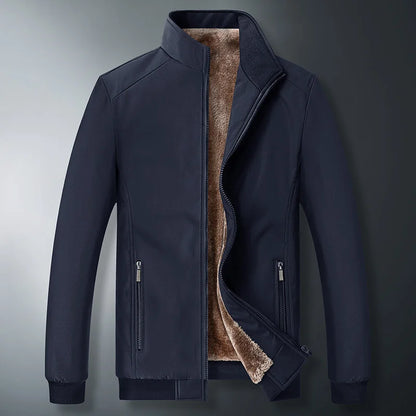 Men Windbreaker Streetwear Winter Fleece Jackets Plus Size 6XL 7XL 8XL Thicken Warm Varsity Jacket Coat For Men Parkas Overcoats