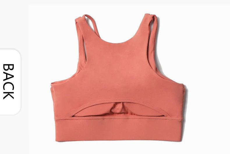 TRY TO BN Sports Yoga Bra Gym Woman Hollow Push Up High Impact Shockproof Underwear Fitness Naked Crop Top Mujer Workout Clothes