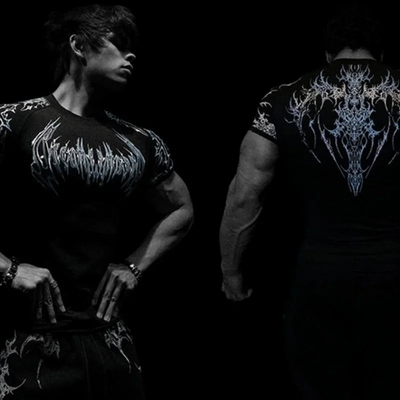 Breathedivinity Quick-drying Compression Shirt with High Elasticity and - APEX RITUAL men's tops