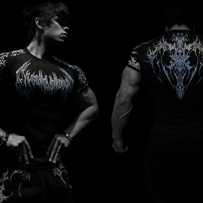 Breathedivinity Quick-drying Compression Shirt with High Elasticity and - APEX RITUAL men's tops
