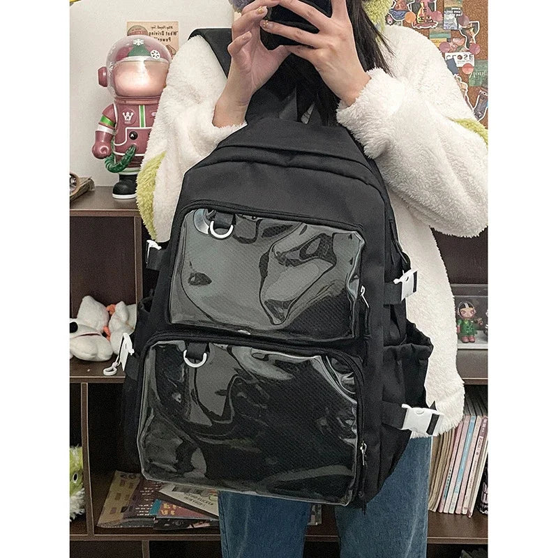 Japanese Kawaii Itabag Women New Transparent Backpack Women Large Capacity - APEX RITUAL women's bags