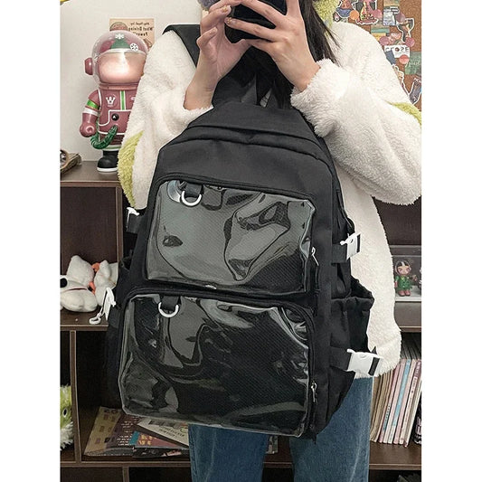 Japanese Kawaii Itabag Women New Transparent Backpack Women Large Capacity - APEX RITUAL women's bags