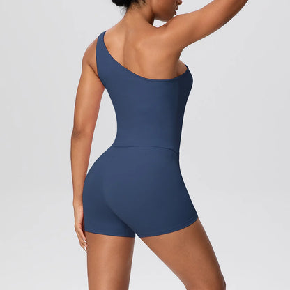 Apex Ritual Women's 2-Piece Sports Set – Push-Up Bra & Shorts