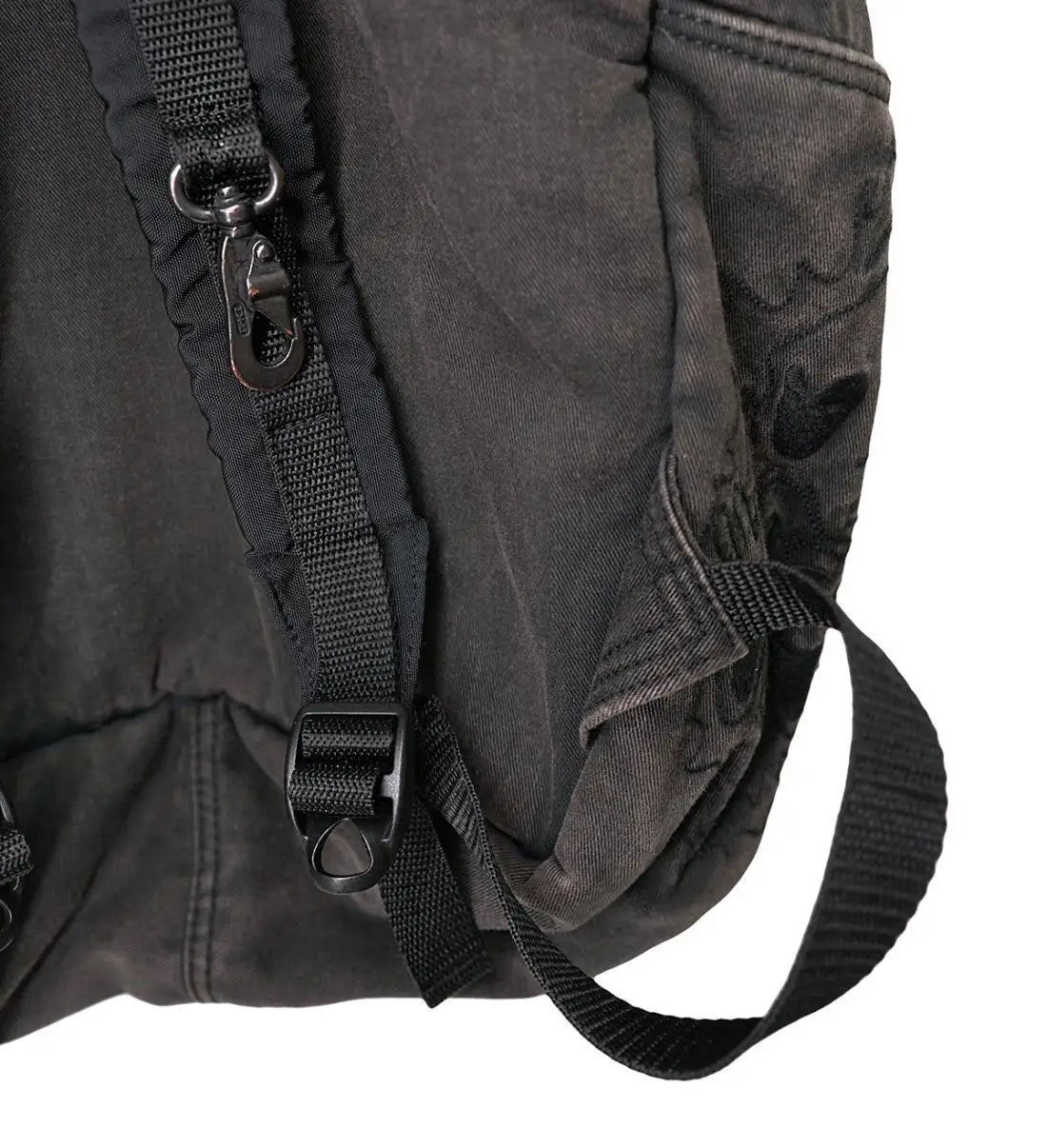 LEFTSIDE Y2k Aesthetic Letter Embroidery Backpack Patchwork Vintage Gothic Schoolbags Luxury Design Casual Students Backpacks