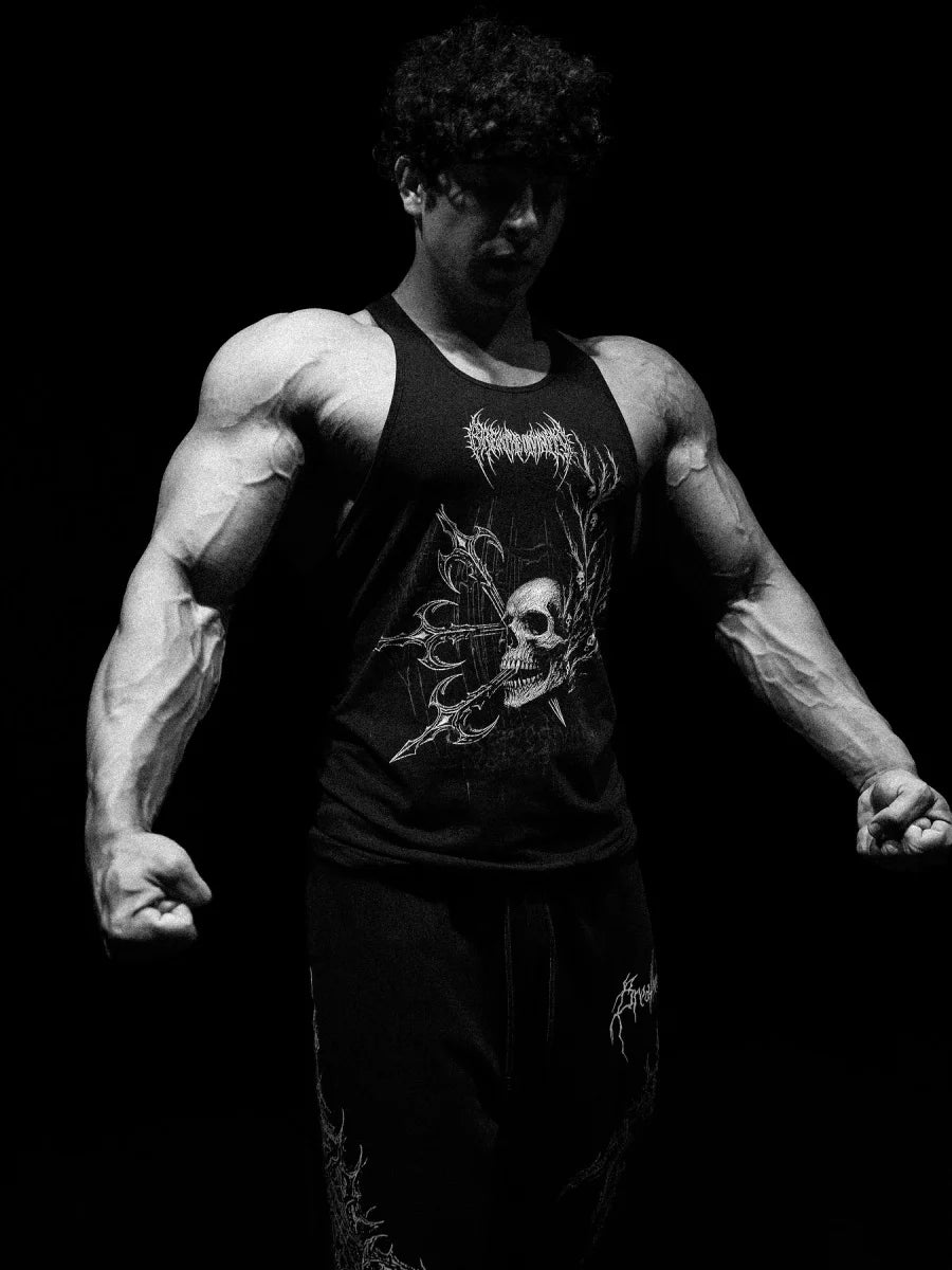 Breathedivinty Men's Sports Vests for Jogging and Fitness Training T-Shirts