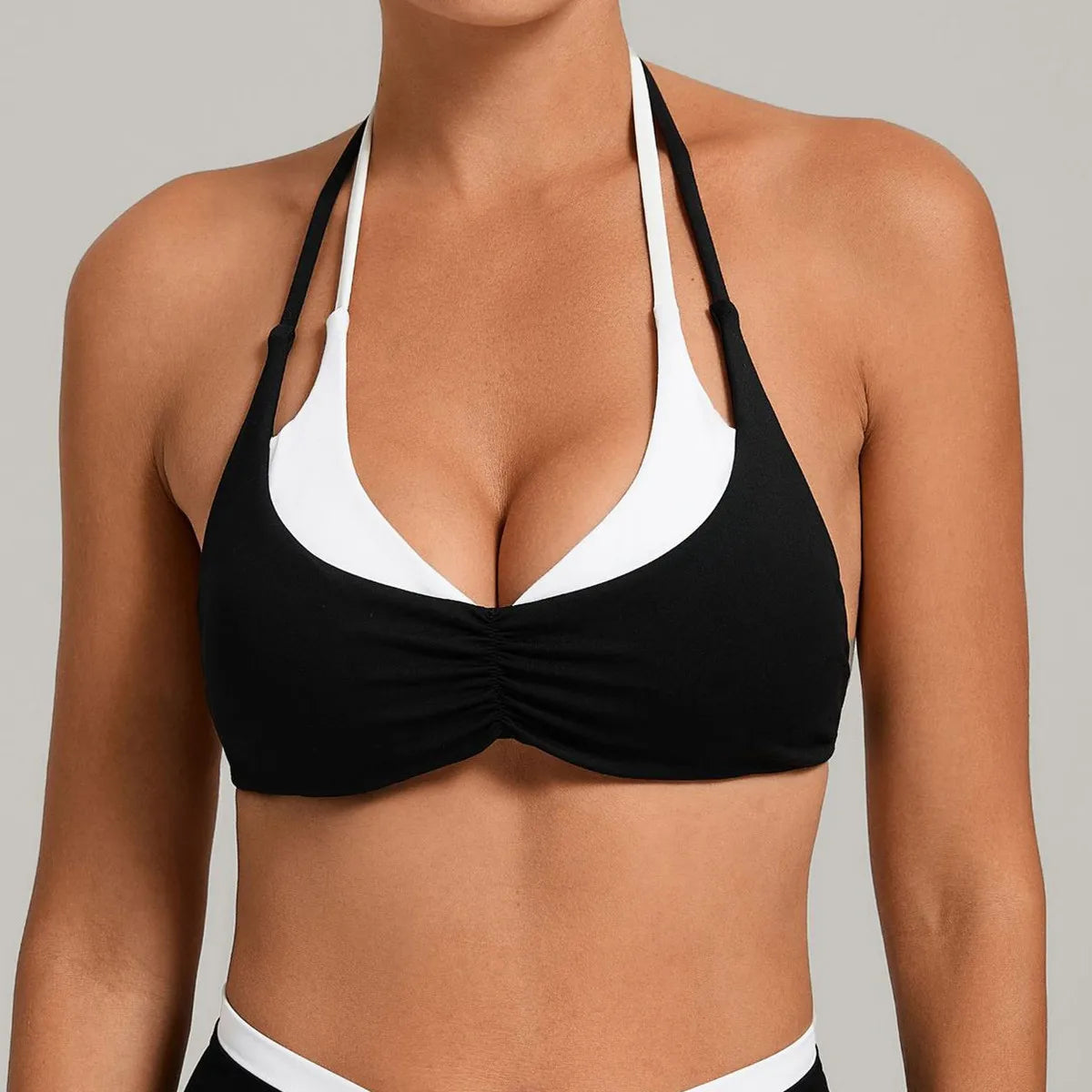 Adjustable Halter Women Sports Yoga Bra Anti-Sweat Fitness Top Women Cycling Shockproof Crop Top Sport Bra Gym Workout Top XP06