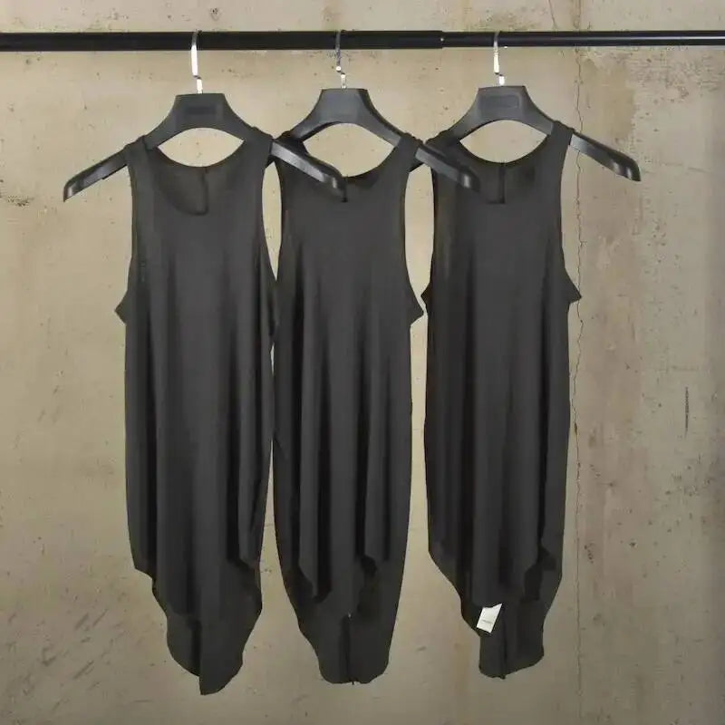 HKSH RO 2025 Summer New Man Dark Tide Chic Tank Top Ultra-thin Transparent Sleeveless Sweatshirt Wool Fashion Vest Trendy HK4911