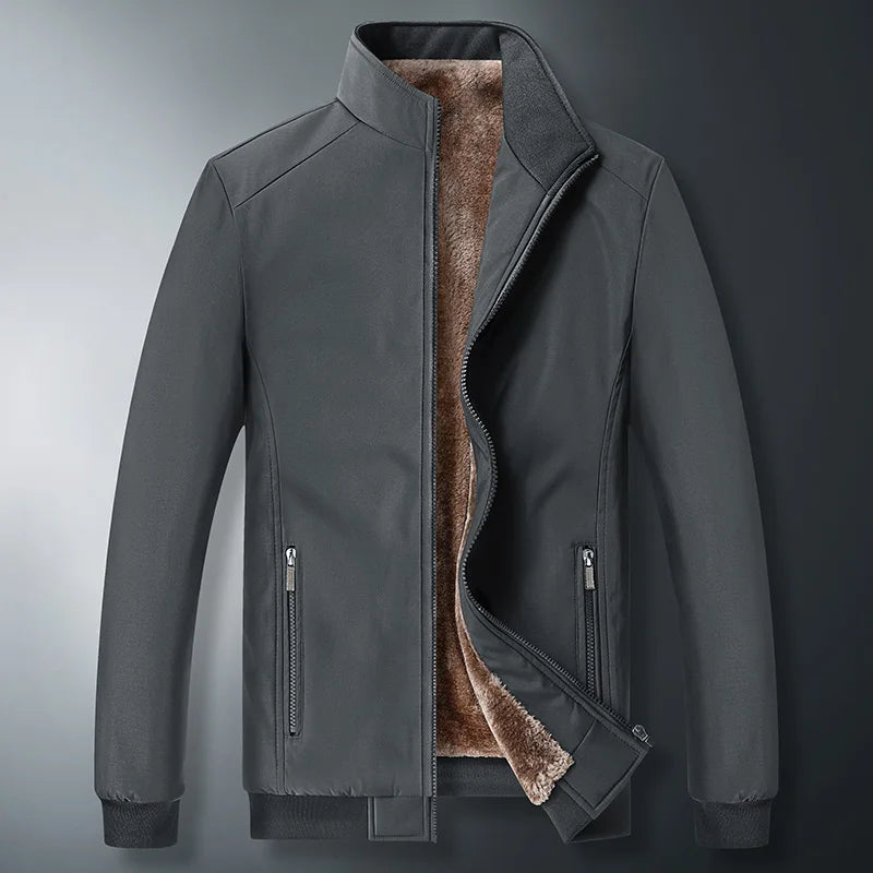Men Windbreaker Streetwear Winter Fleece Jackets Plus Size 6XL 7XL 8XL Thicken Warm Varsity Jacket Coat For Men Parkas Overcoats