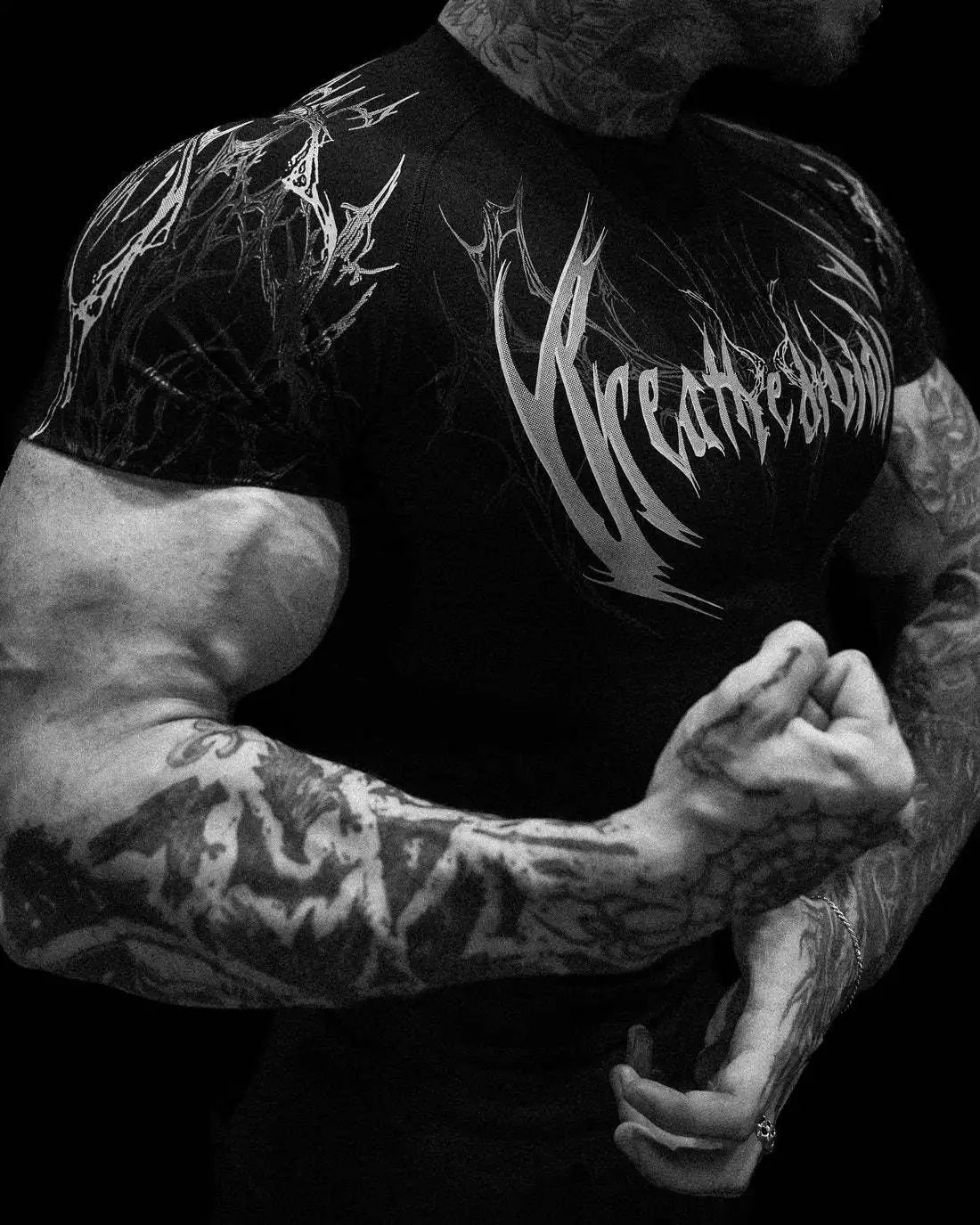 Breathedivinity sports bra compressive high-elasticity training men's and women's short-sleeved quick-drying T-shirts