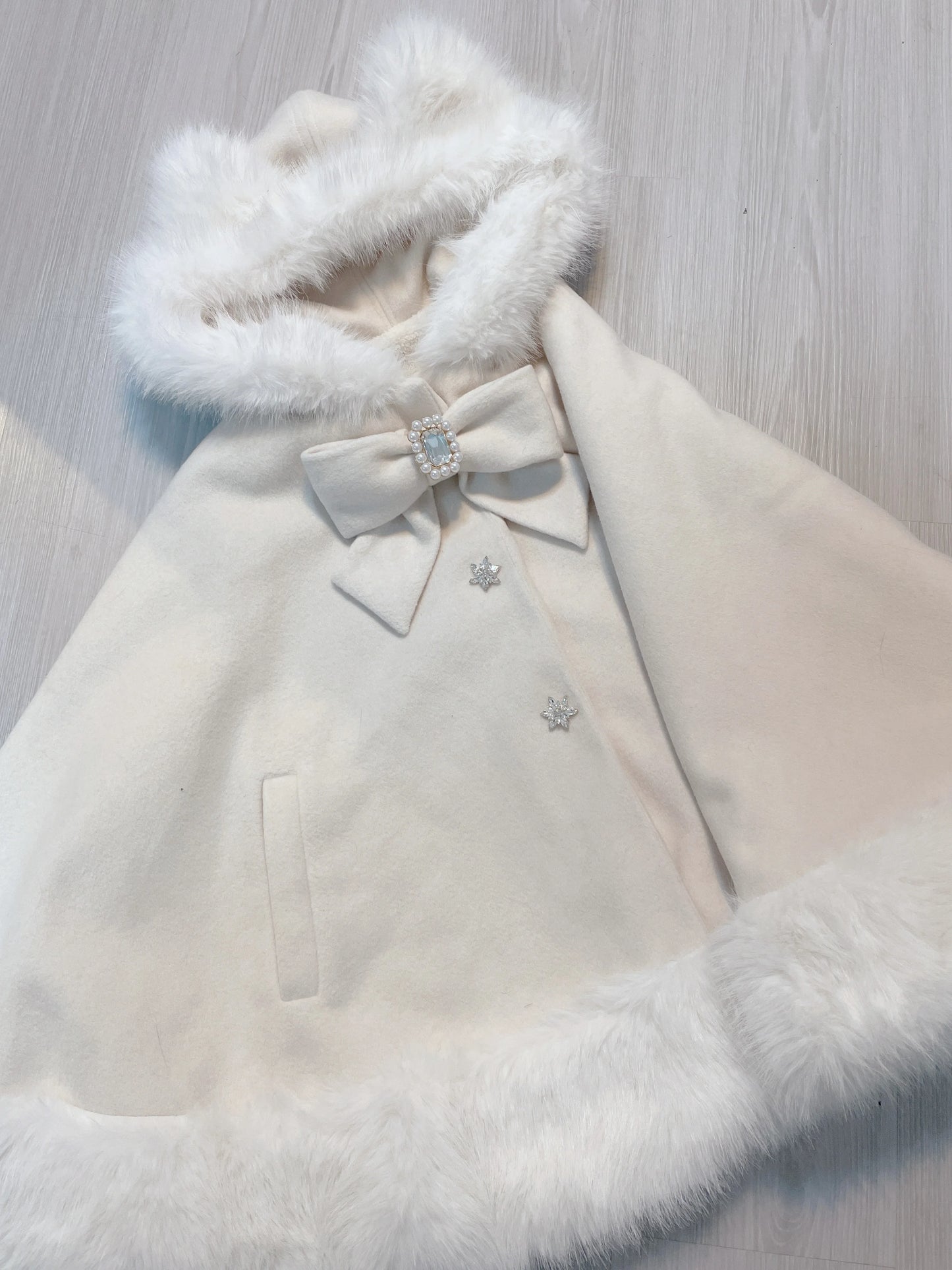 Women's Lolita Cat-Ear Wool Cape